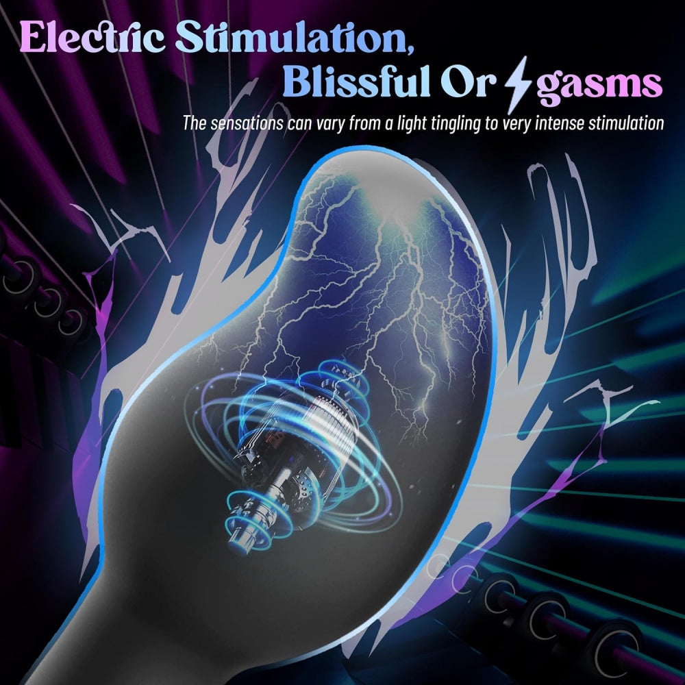 Loveangels Electro Stim Butt Plug With Remote Vibration