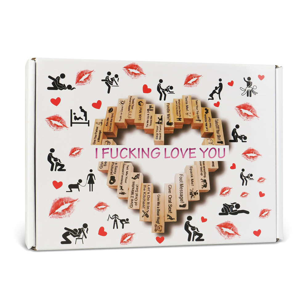 Loveangels I Fucking Love You Jenga box