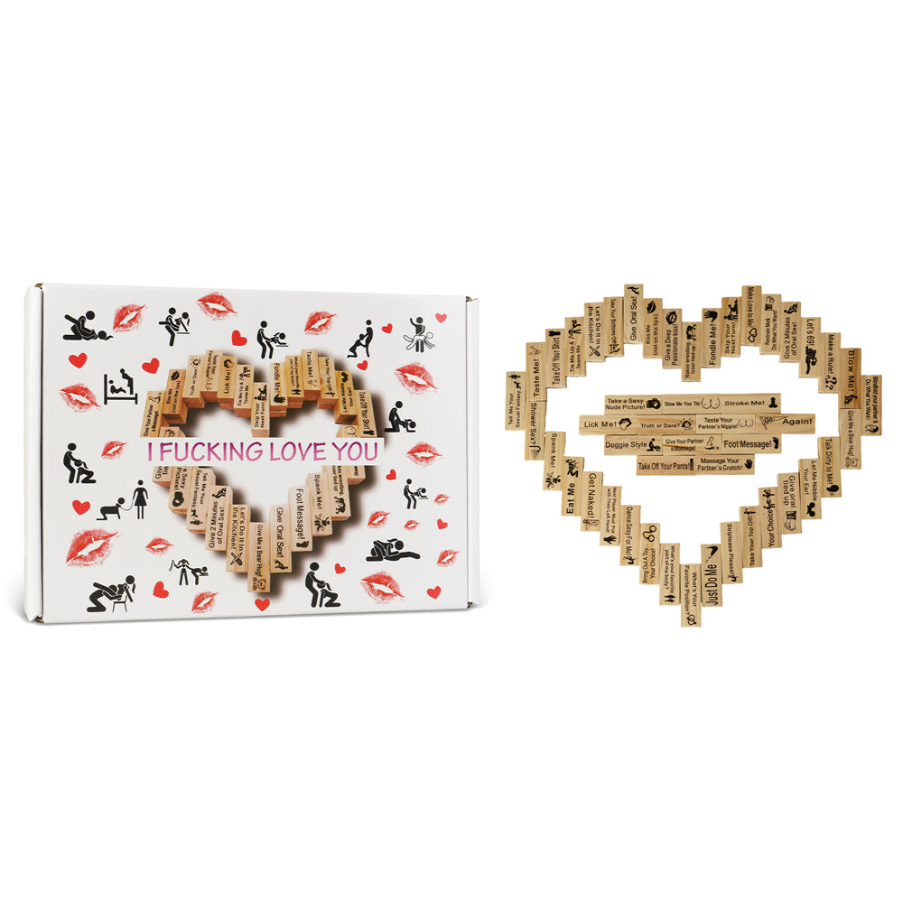 Loveangels I Fucking Love You Jenga with box