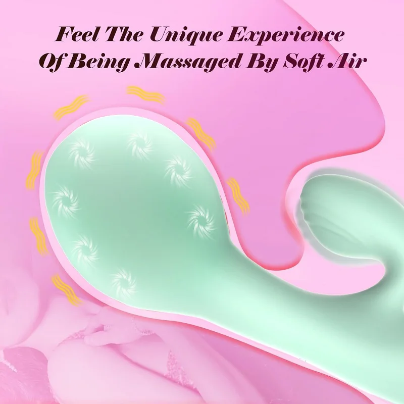 Loveangels Inflatable Rabbit Vibrator in use