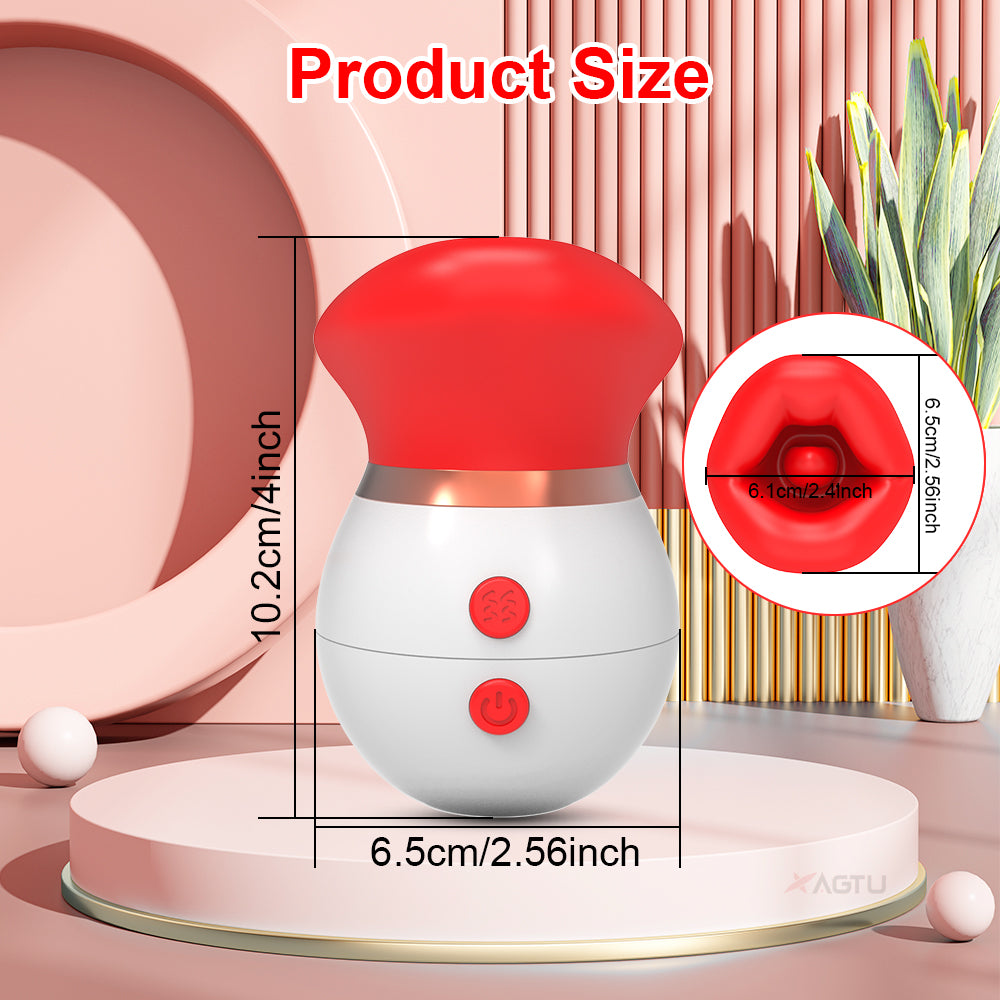 Loveangels Kiss Vibrating Pump size