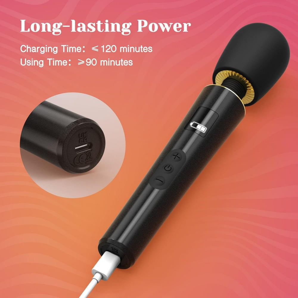Loveangels LED Display 9 Speed Silicone Wand Rechargeable
