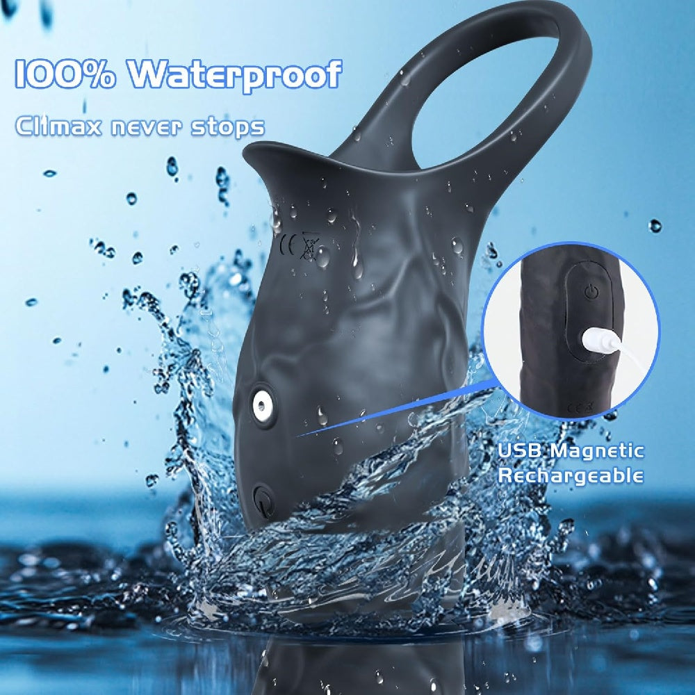 Loveangels Long Vibrating Double Ring waterproof