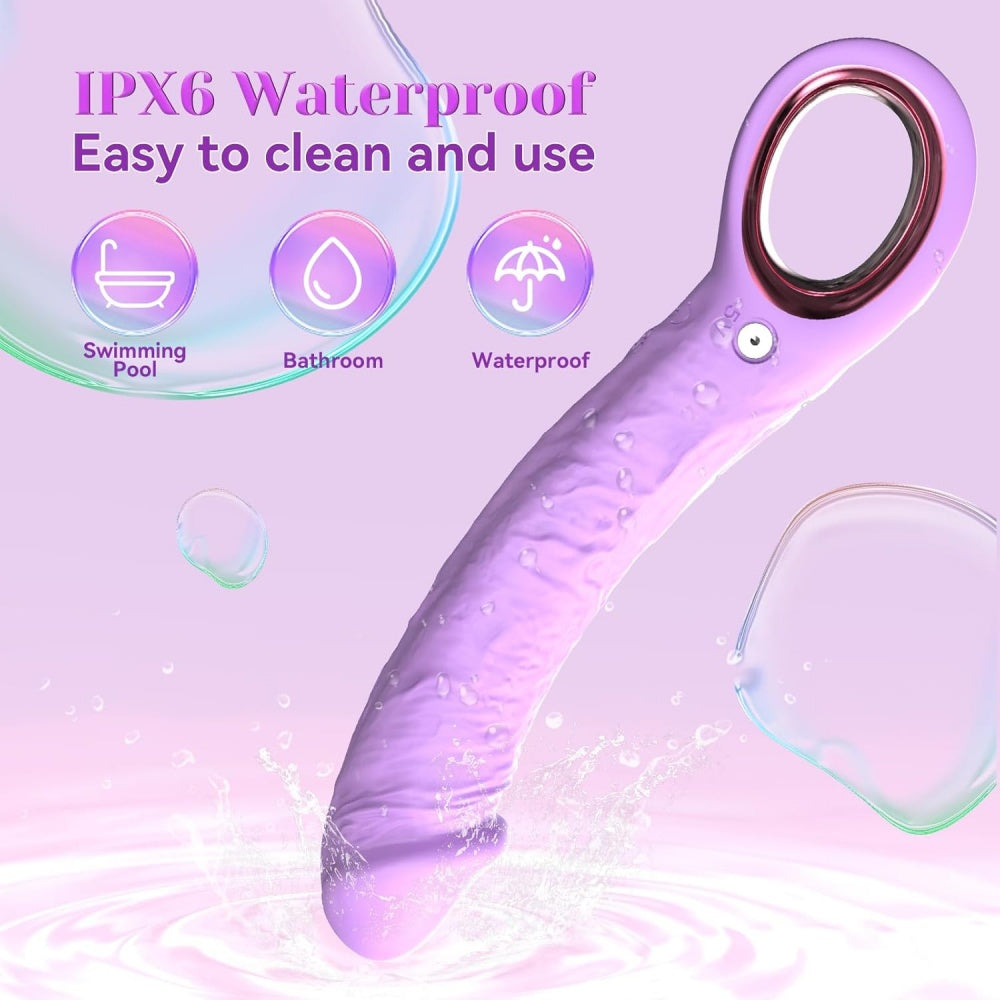 Loveangels Purple Stiffy With Handle Waterproof