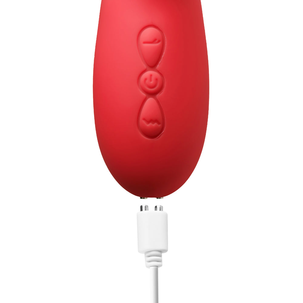 Loveangels Rabbit Vibrator with Air Pulse and Flickering Pendulum Charger
