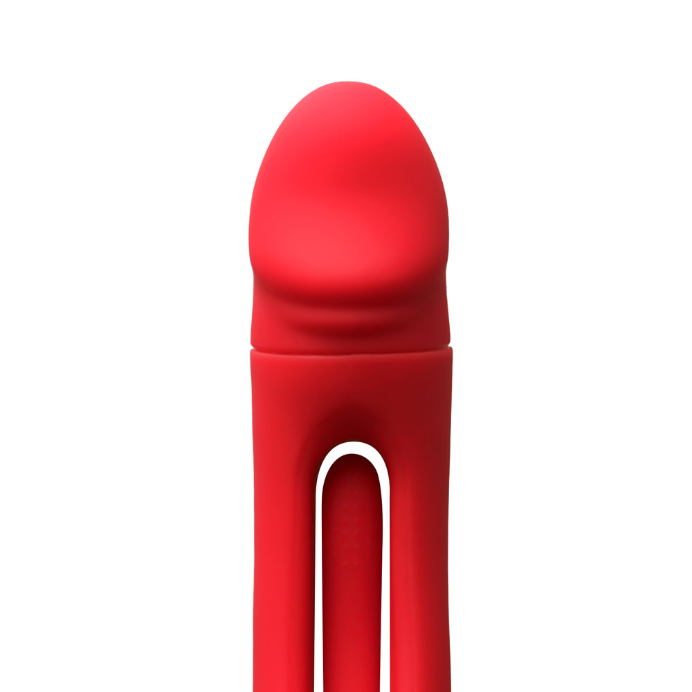 Loveangels Rabbit Vibrator with Air Pulse and Flickering Pendulum zoomed in