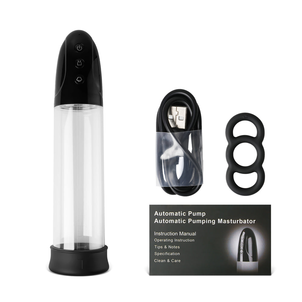 Loveangels Rechargeable 3 Speed Penis Pump Inside