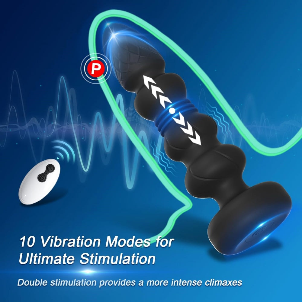 Loveangels Rechargeable Vibrating And Thrusting Prostate Massager With Remote Stimulation Modes