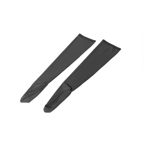 Loveangels Sexy Matte PU Leather Elastic Stockings black flat