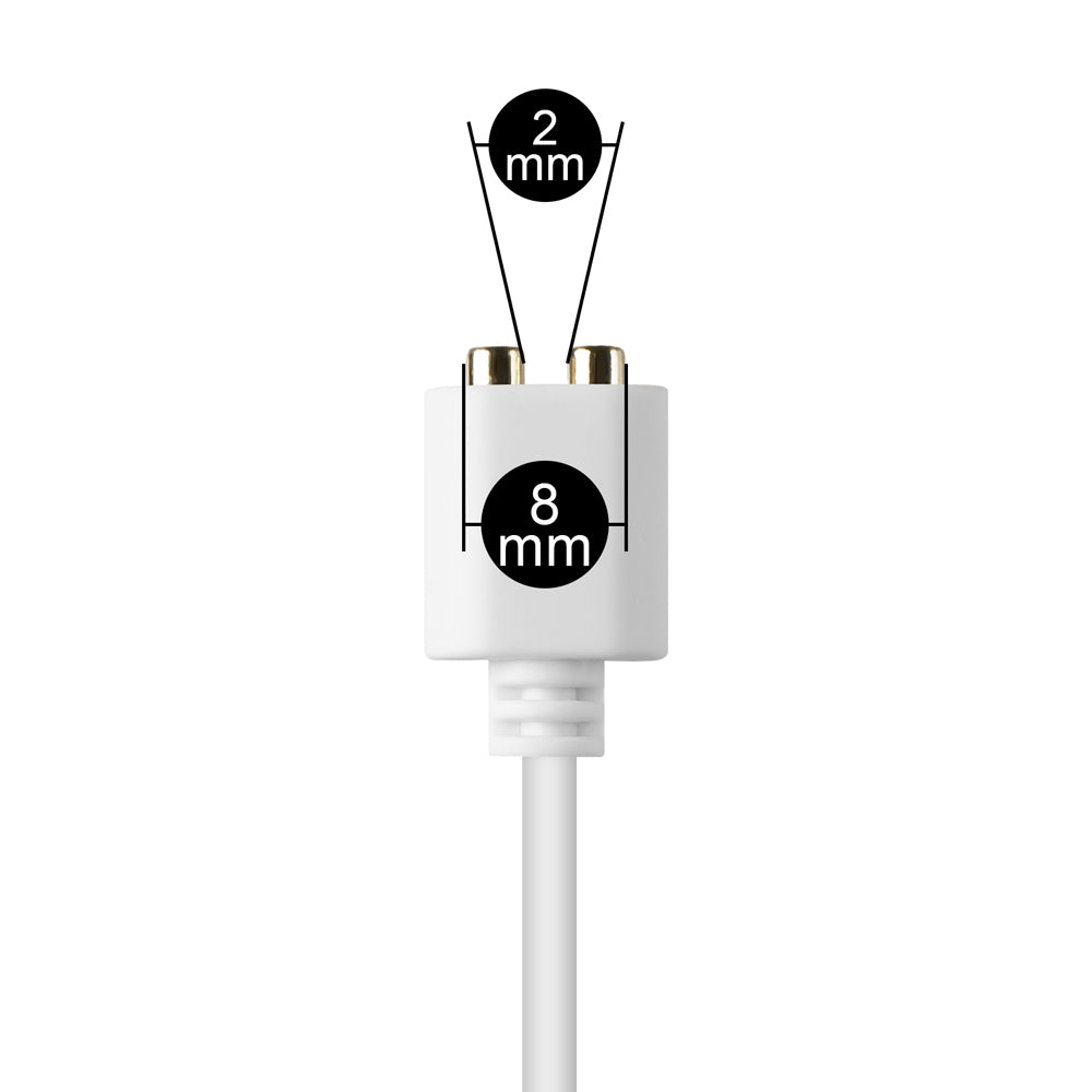 Loveangels Spare White 2mm Magnetic Charger 80cm Long Size