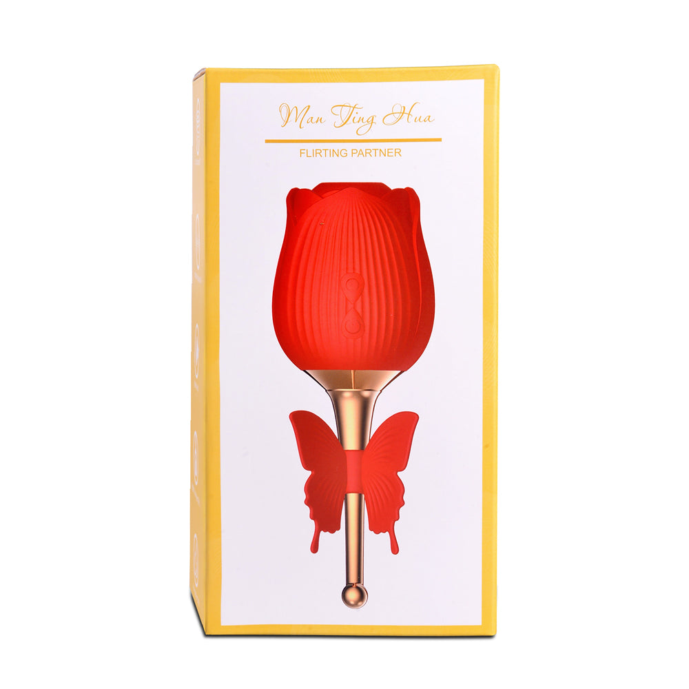 Loveangels Vibrating Air Pulse Rose Wand Box