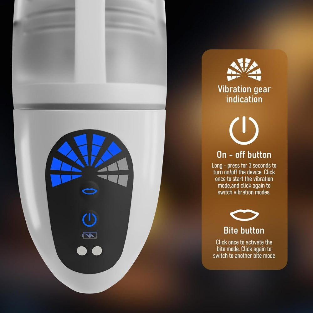 Loveangels Vibrating And Nibbling Masturbator Vibration