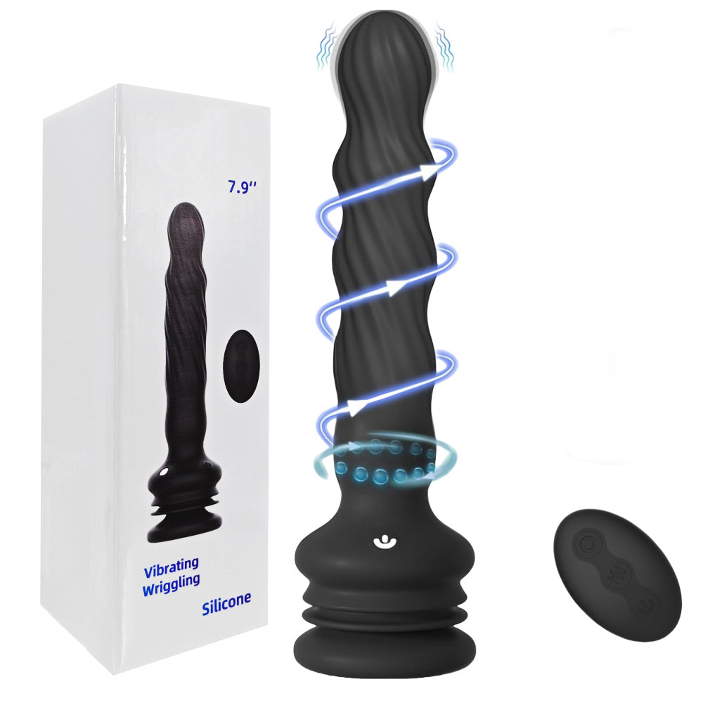 Loveangels Wriggling Prostate Vibrator With Remote Control Box