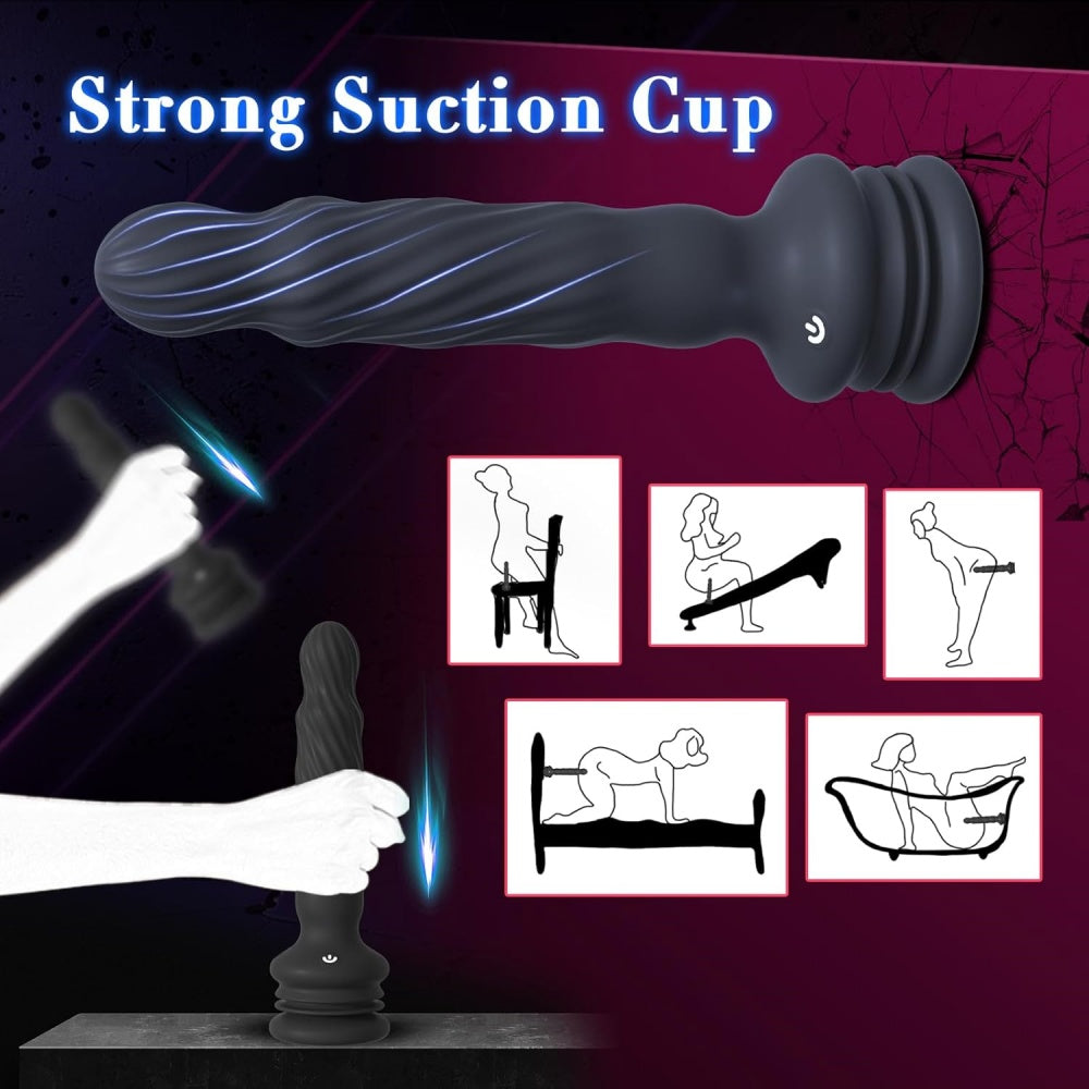 Loveangels Wriggling Prostate Vibrator With Remote Control Suction Cup