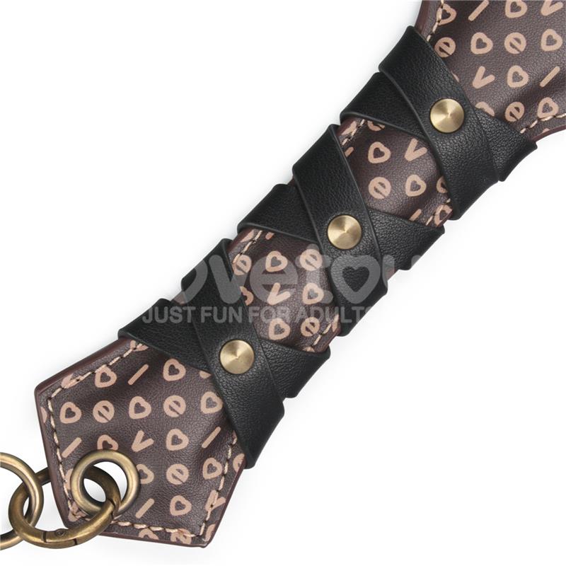 Lovetoy Rebellion Reign Love Paddle handle closeup