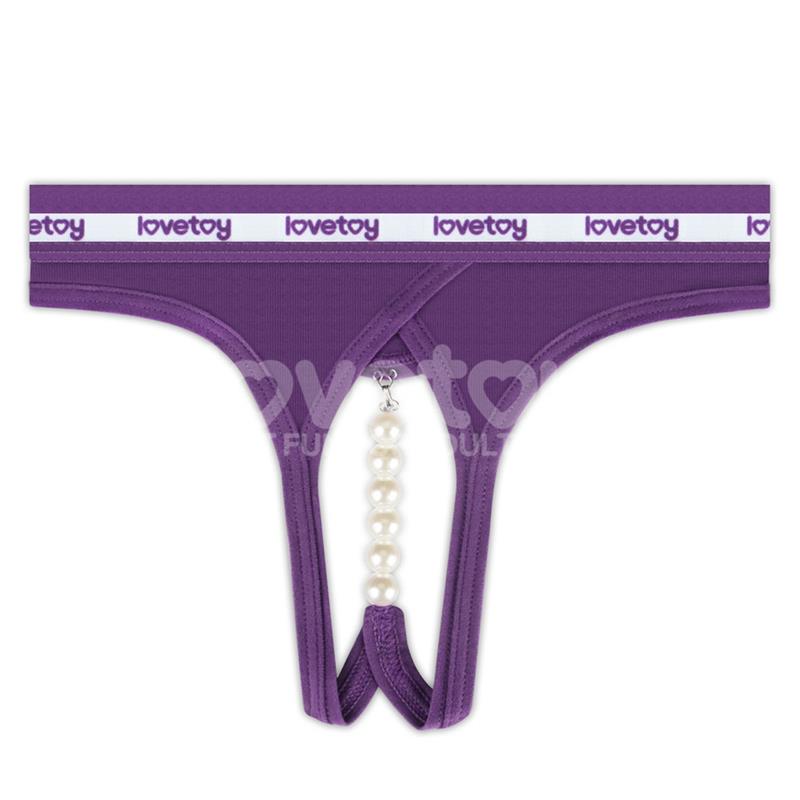 Lovetoy Streetgirls Dual Motor Pulse Masturbator pearl thong