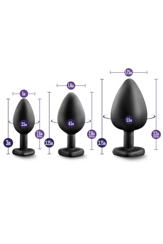 Luxe Bling Plugs Training Kit sizes