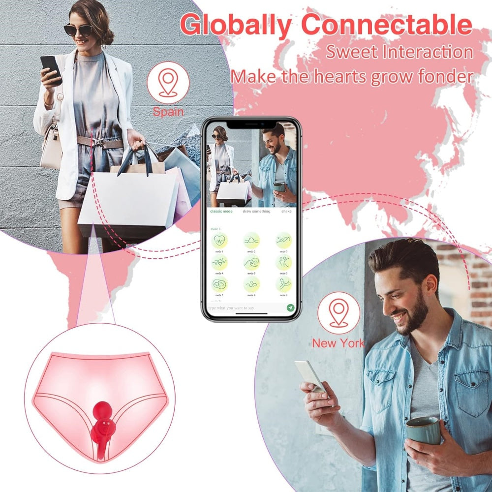 Loveangels App Control Vibrating Double Love Egg With Remote