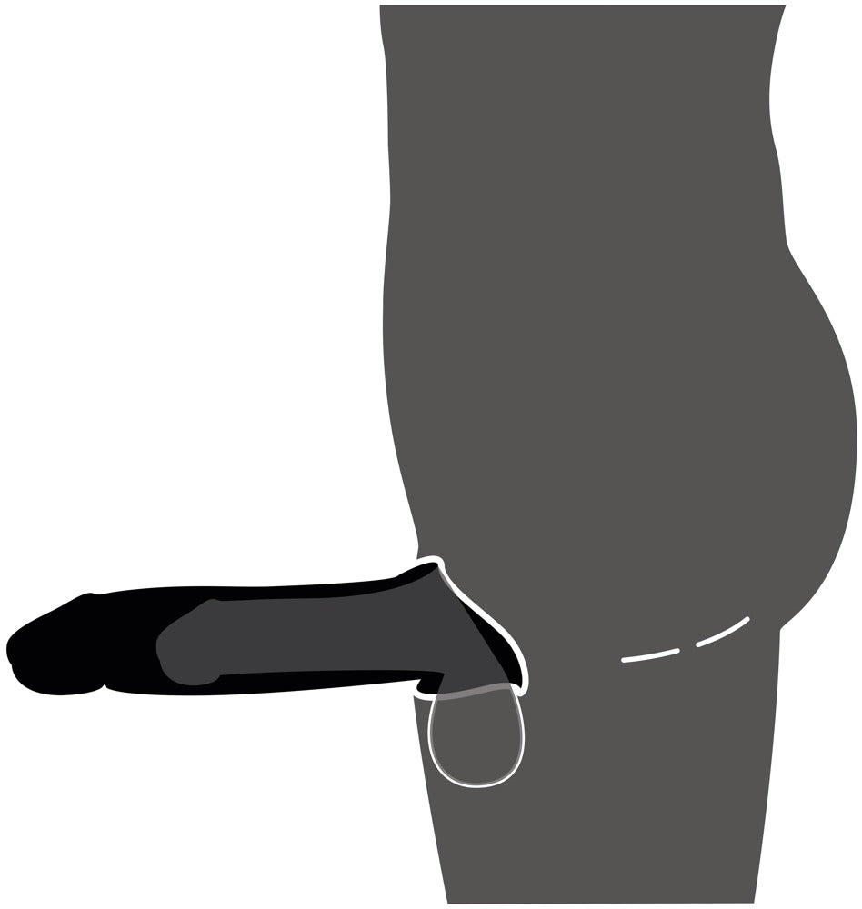 Rebel Remote Control Vibrating Penis Extension Sleeve use