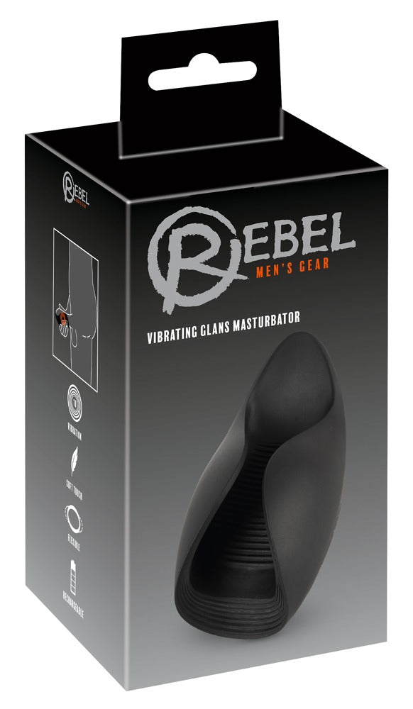 Rebel Vibrating Glans Masturbator box