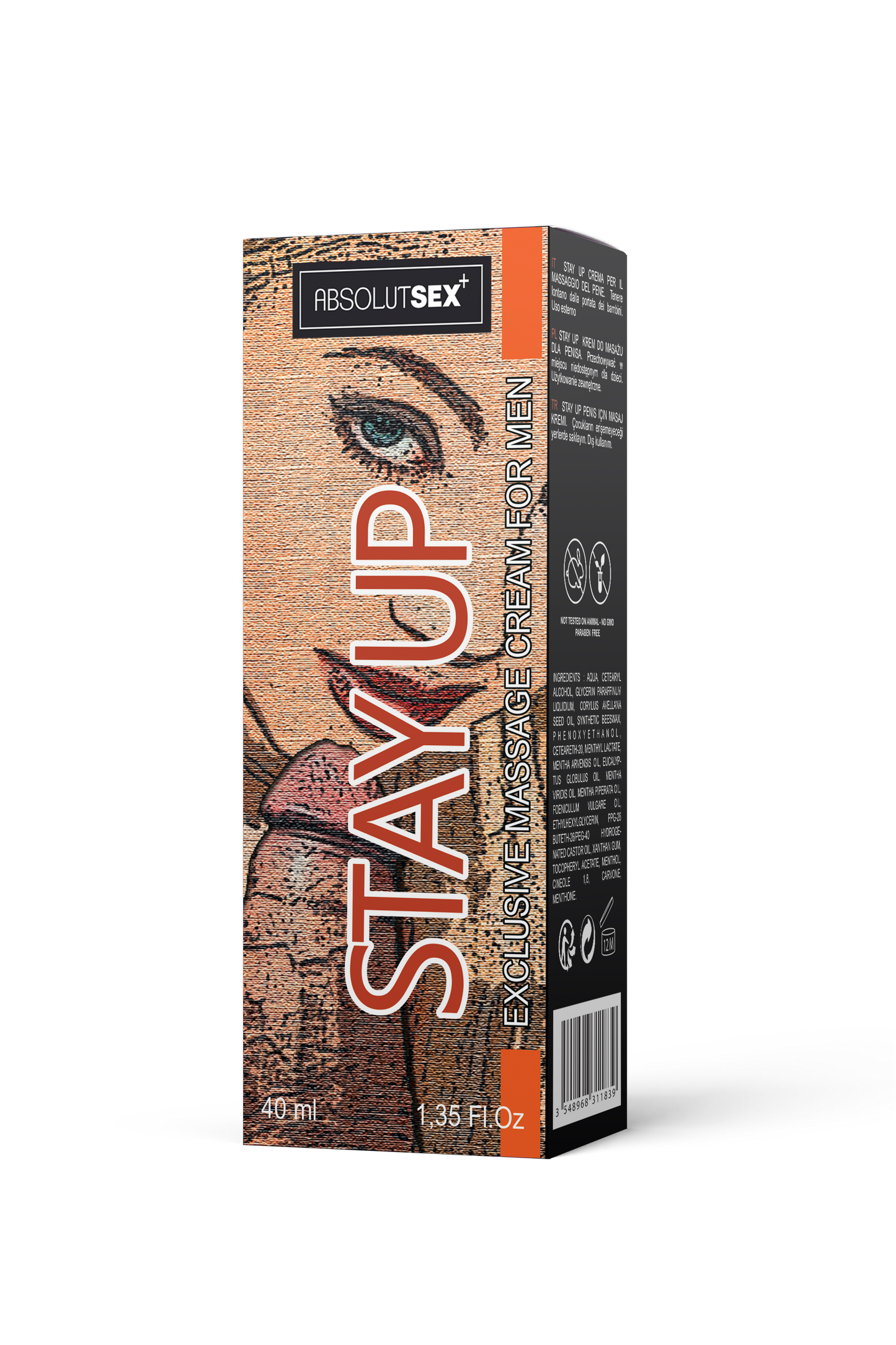 AbsolutSex Stay Up Delay Cream 40m box
