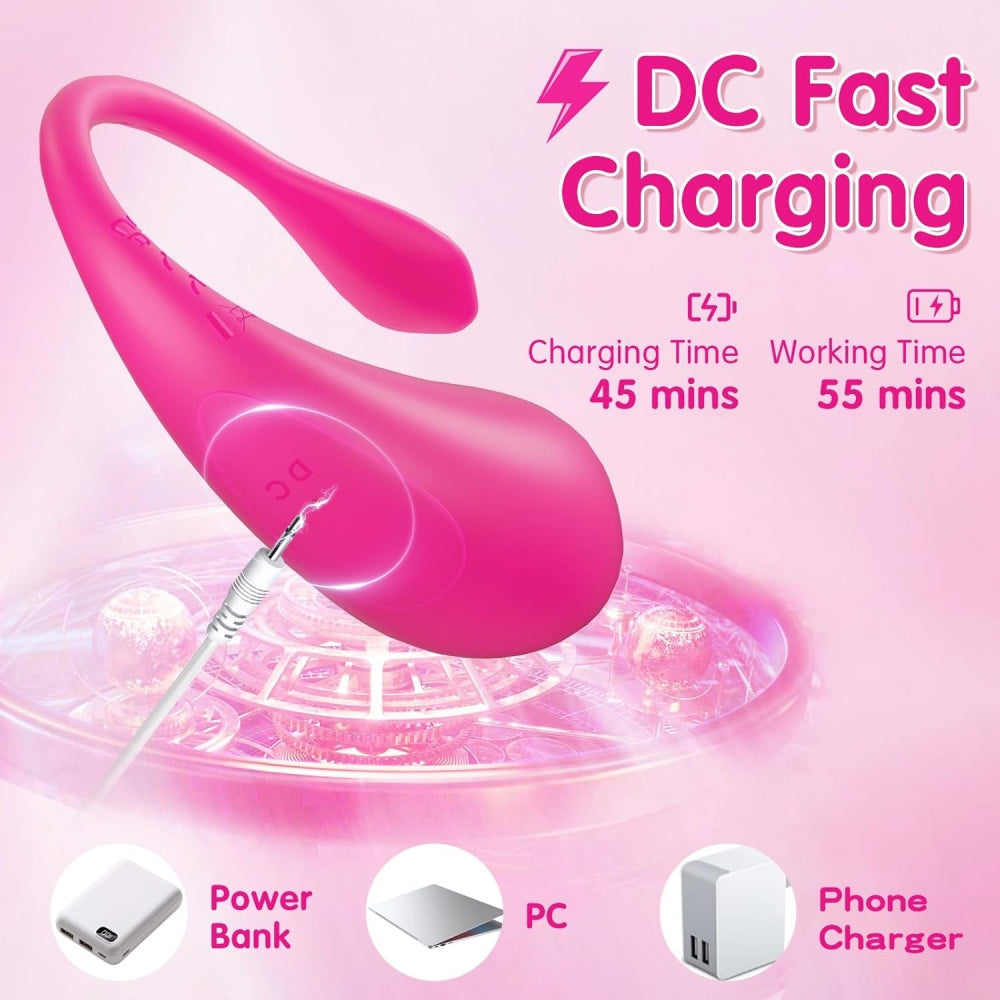 Loveangels App Control 9 Function Vibrating Love Egg