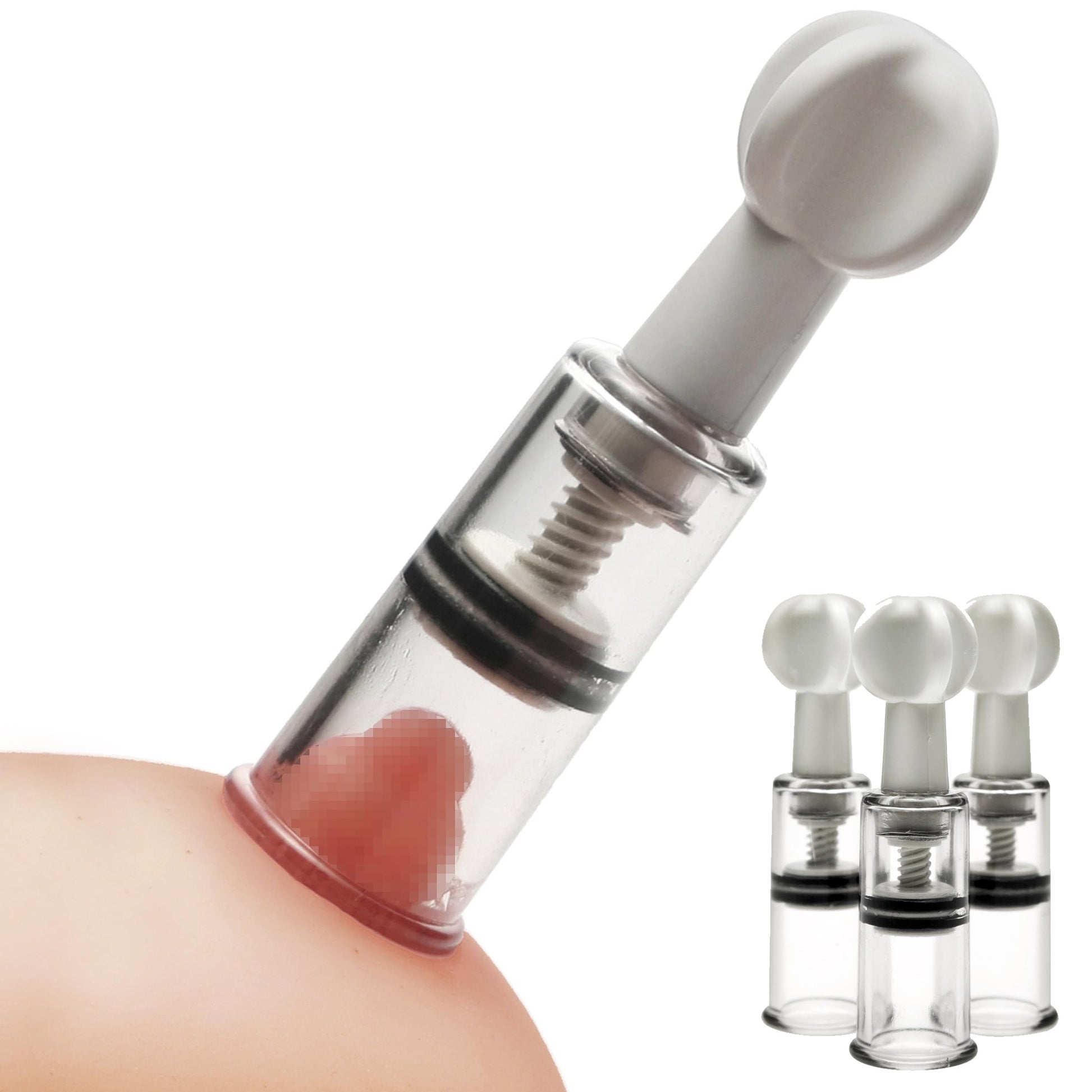 Temptasia Clit And Nipple Twist Suckers on nipple