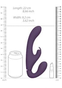Vive Suki - Vibrating Strapless Strap-on Rabbit Sizing