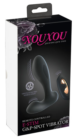 XouXou E-Stim G&P-Spot Vibrator With Remote box