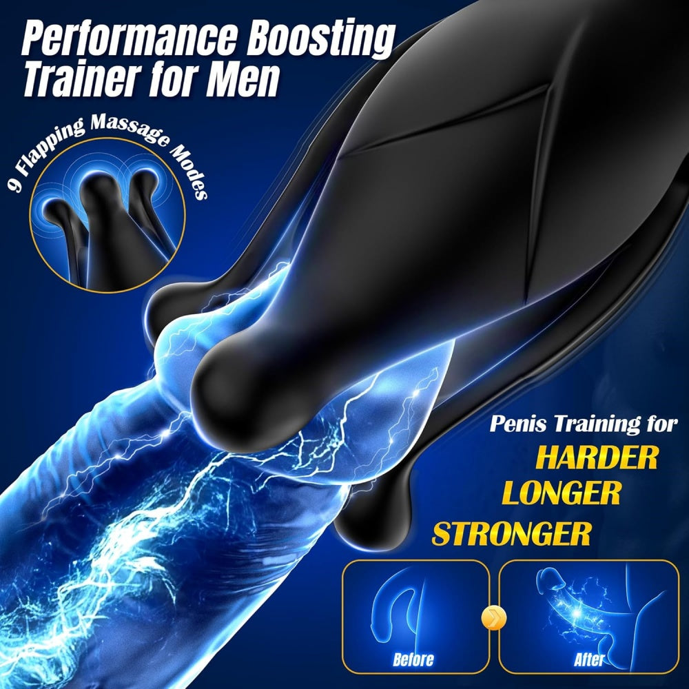 Loveangels App And Remote Control Thrusting Tulip Anal Plug With Flapping And Tension Shock