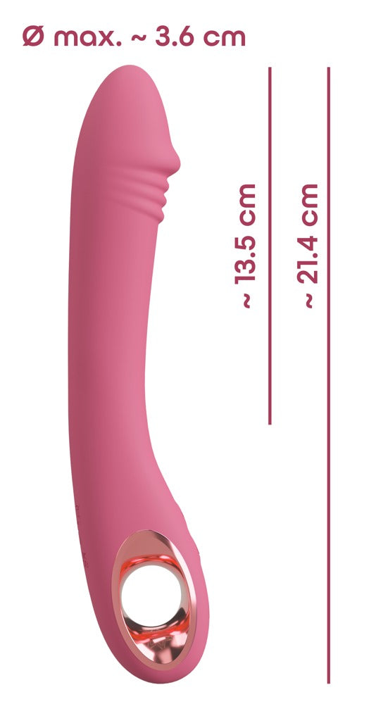 You2Toys Slim Rose G-Spot Vibrator measurements