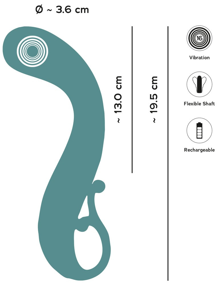 You2Toys The Magician G-Spot Vibrator measurements