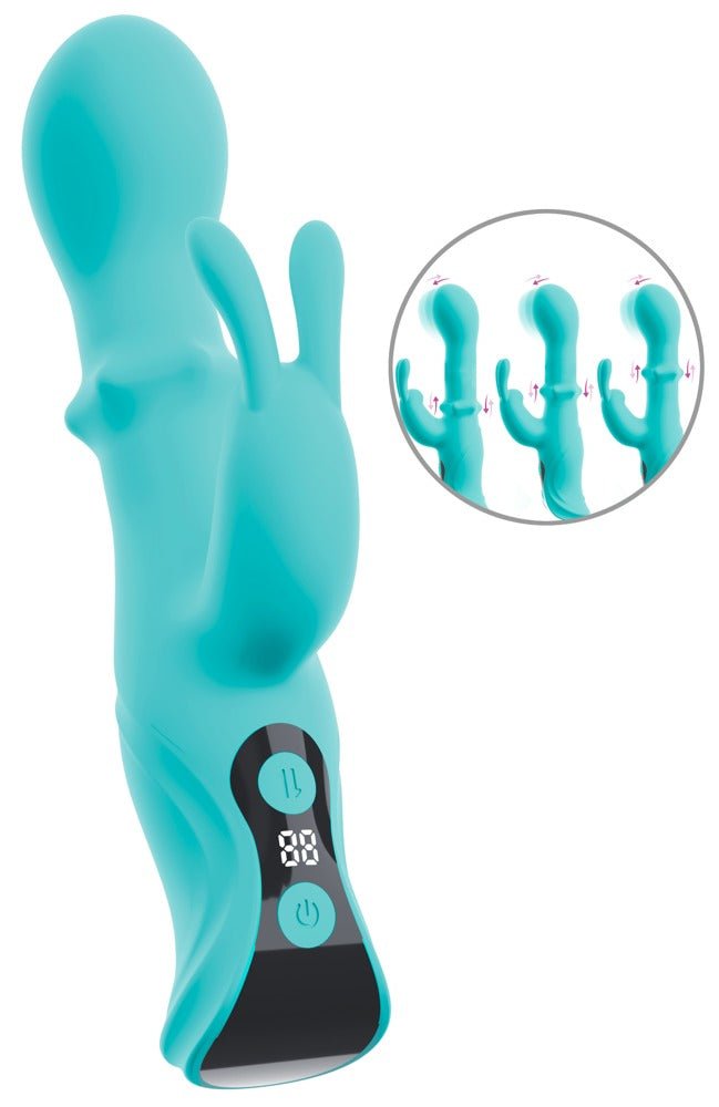 Beau Coeur Oriven Slide Ring Rabbit Vibrator - Loveangels