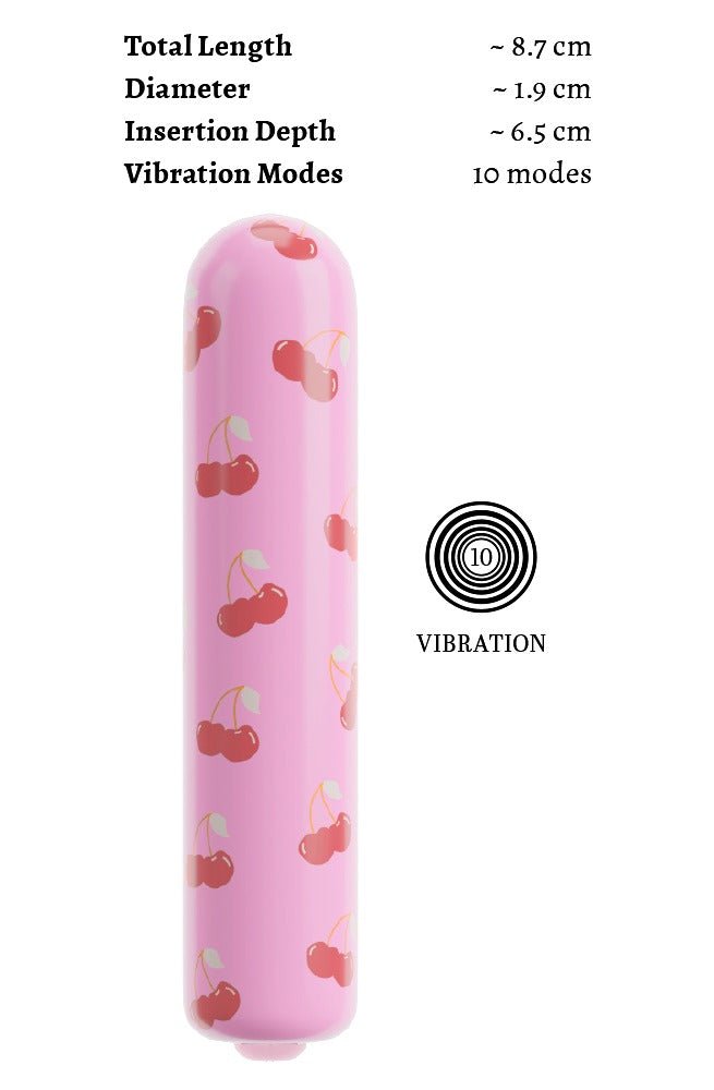 Beau Couer Cherry Mini Vibrator - Loveangels