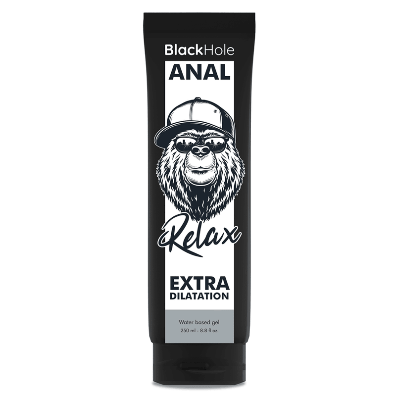 Black Hole Water Based Gel with Extra Dilation 250ml - Loveangels
