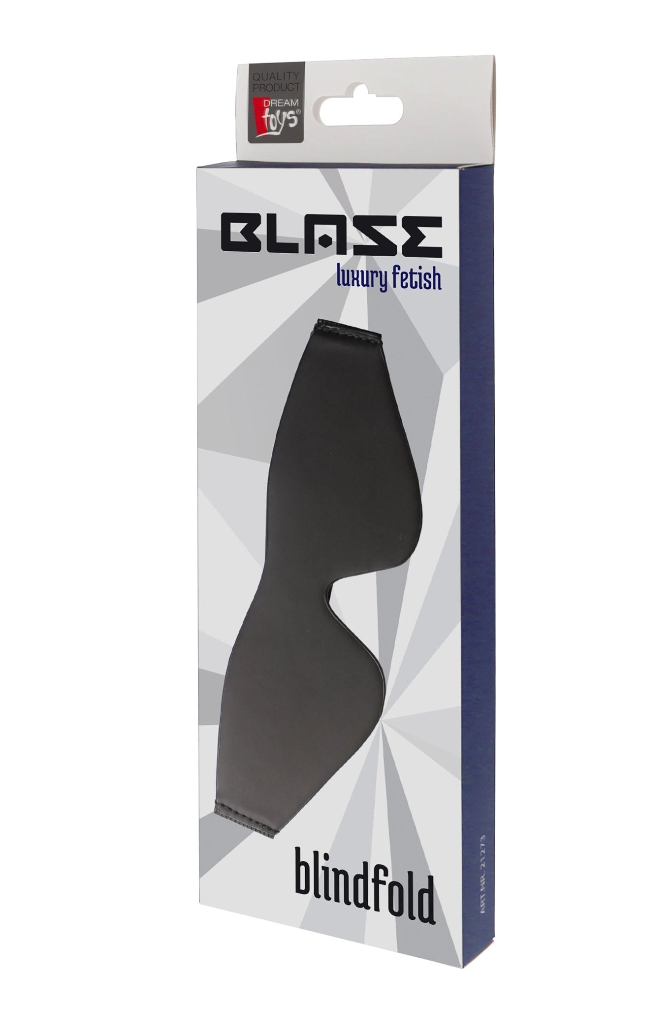 Blaze Luxury Fetish Blindfold Black - Loveangels