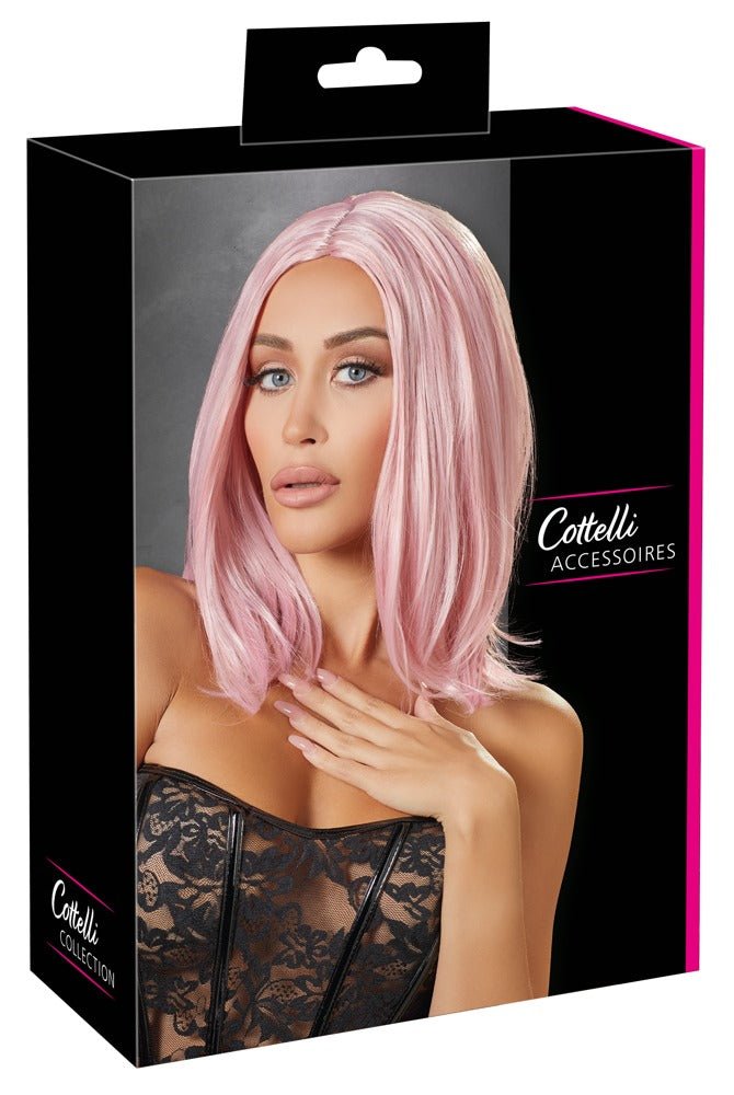 Cottelli Long Pink Wig - Loveangels