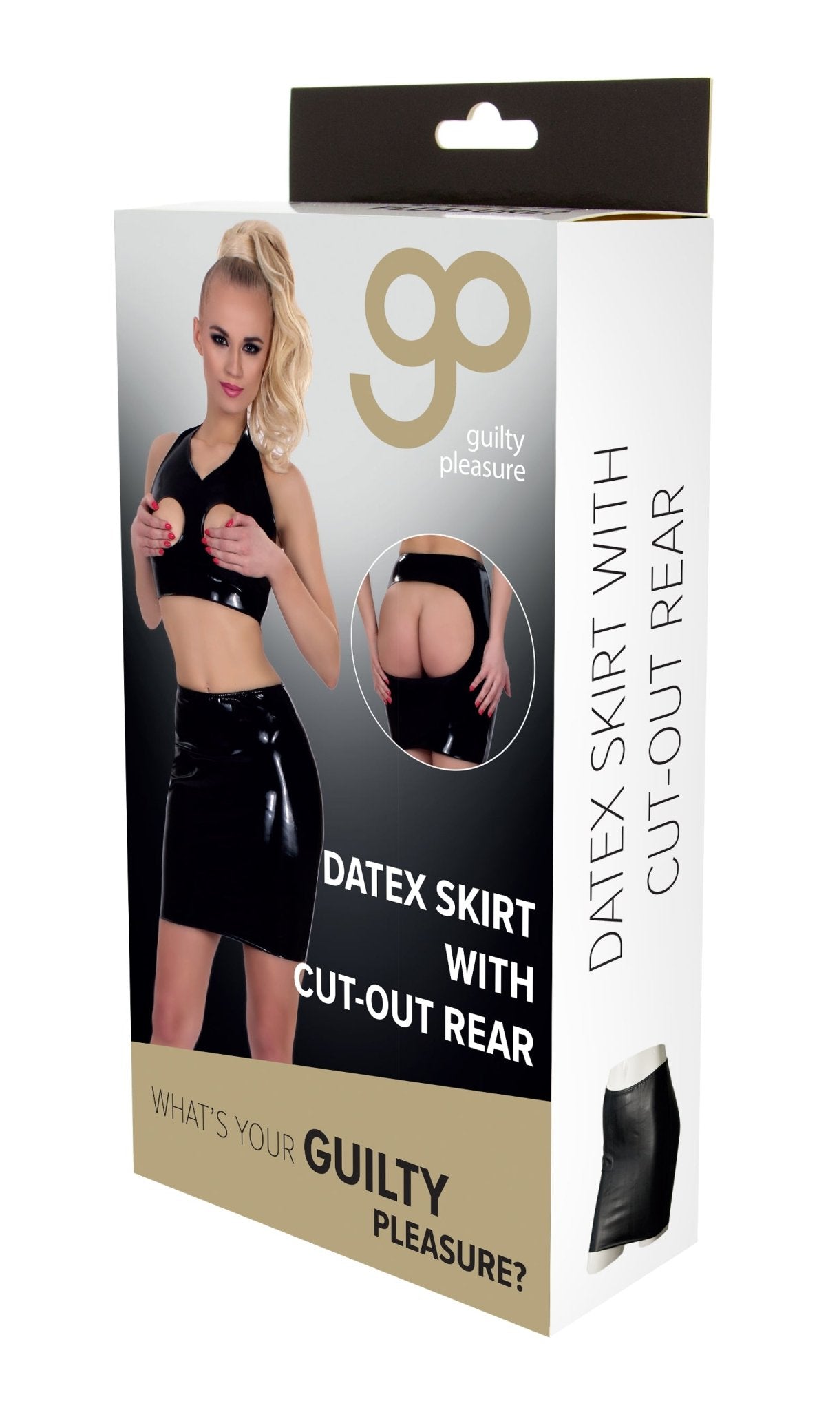 Datex Mini Skirt With Cut Out Rear - Loveangels
