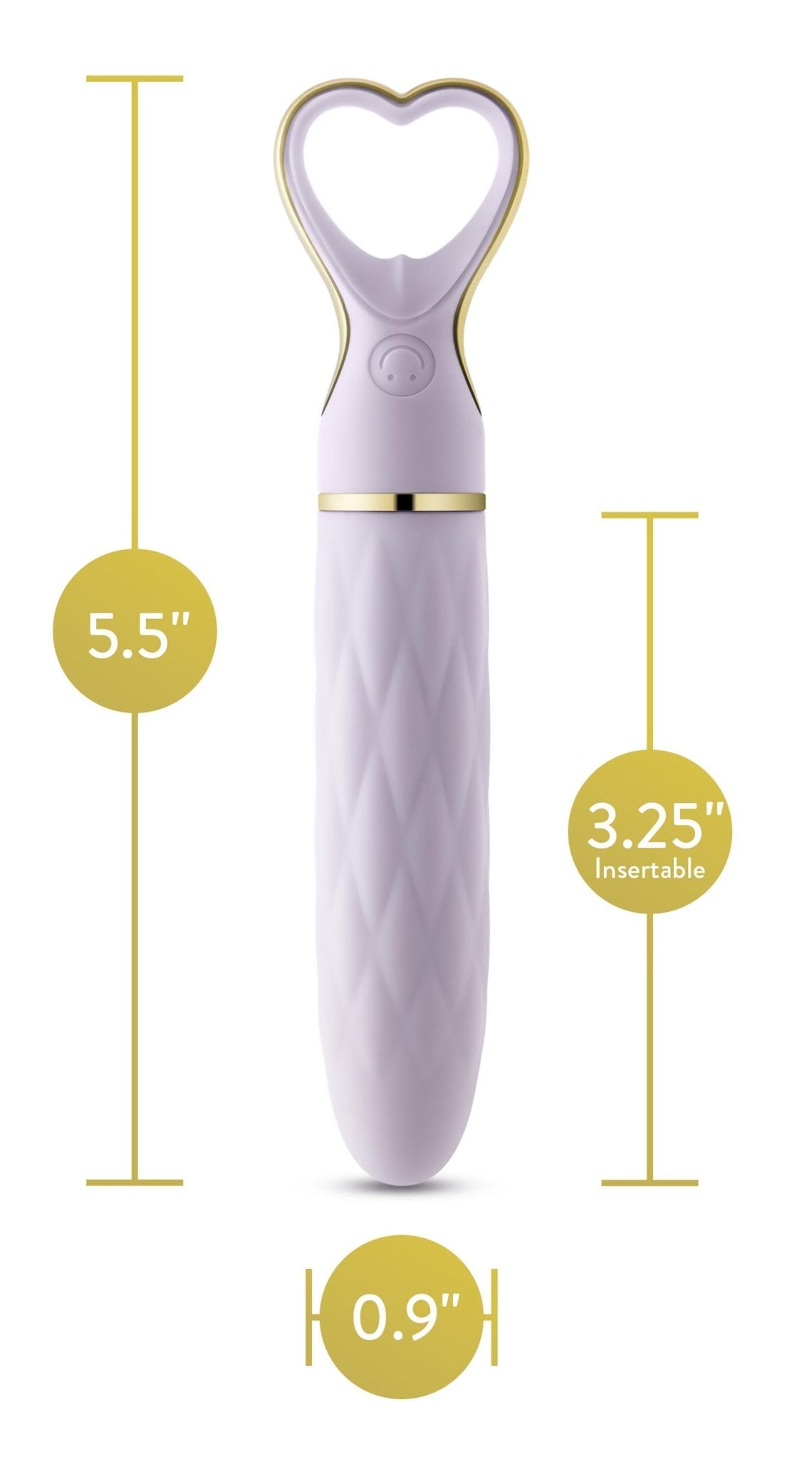 Delice Heartthrob Lavender Love Bullet Vibrator By Blush - Loveangels