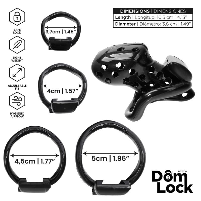 DomLock Convict Chastity Cage - Loveangels