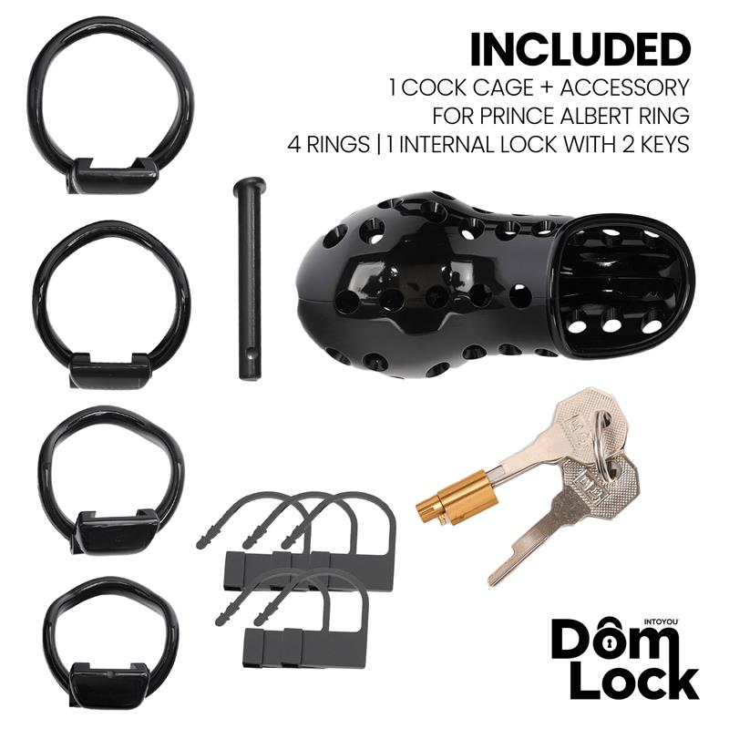 DomLock Convict Chastity Cage - Loveangels