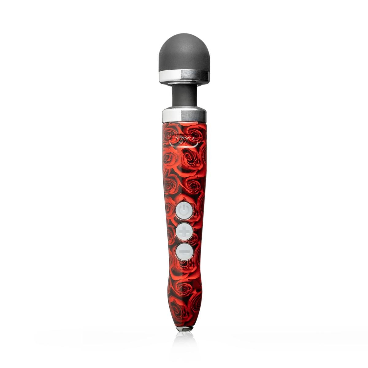 Doxy Die Cast 3R Rechargeable Wand Massager - Rose Pattern - Loveangels