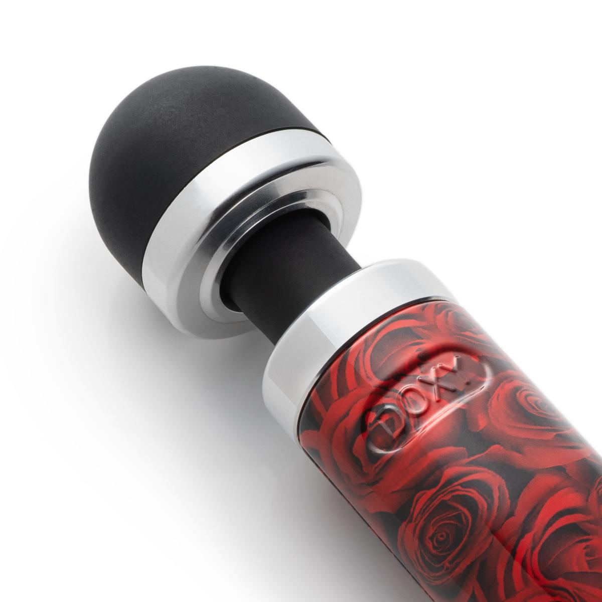 Doxy Die Cast 3R Rechargeable Wand Massager - Rose Pattern - Loveangels