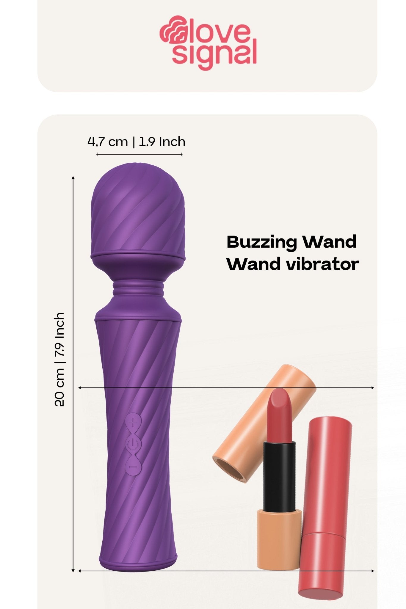 Dreamtoys Love Signal Buzzing Wand - Loveangels