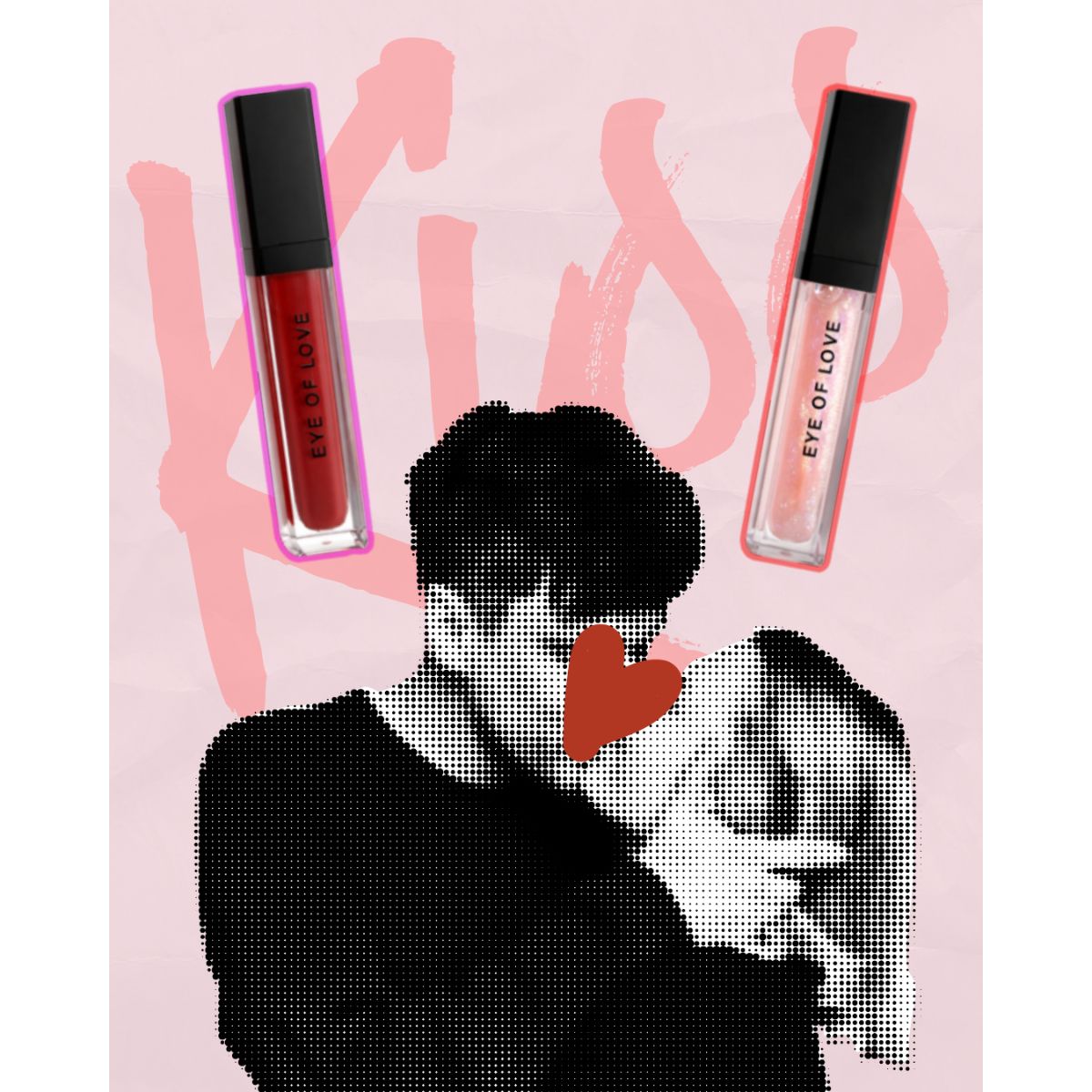 Eye of Love - Matchmaker Kiss Chemistry Lip Gloss - Crimson Kiss - Loveangels