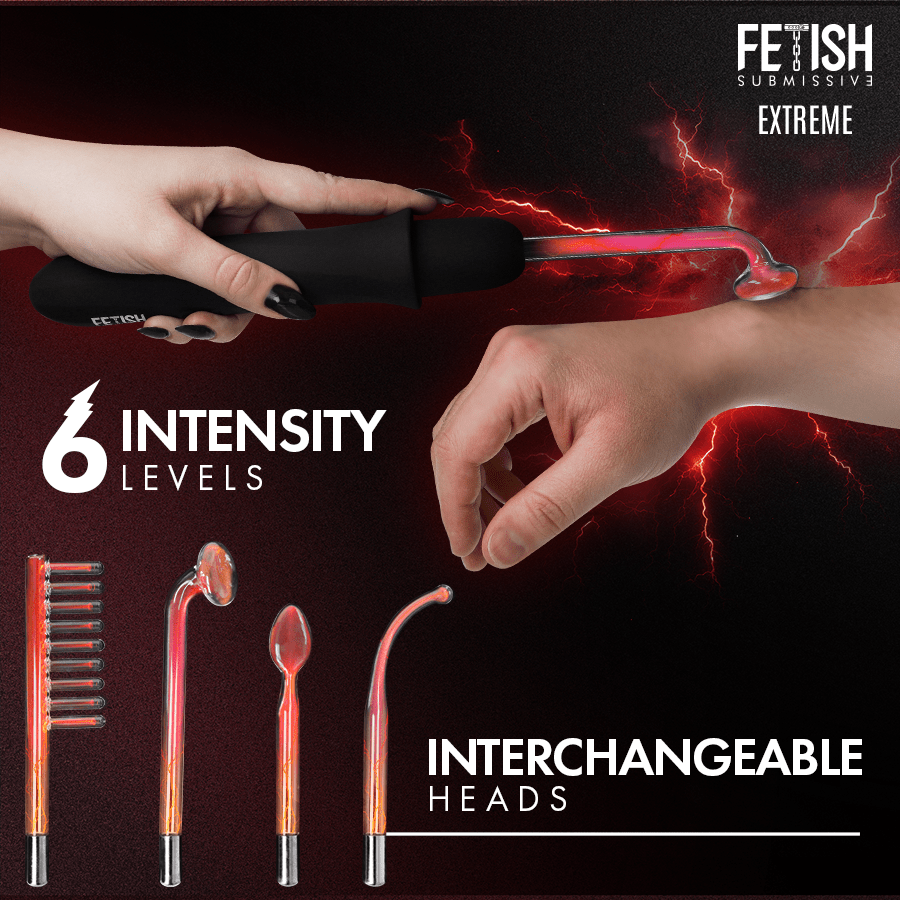 Fetish Submissive High Frequency Electrostimulation Wand - Loveangels