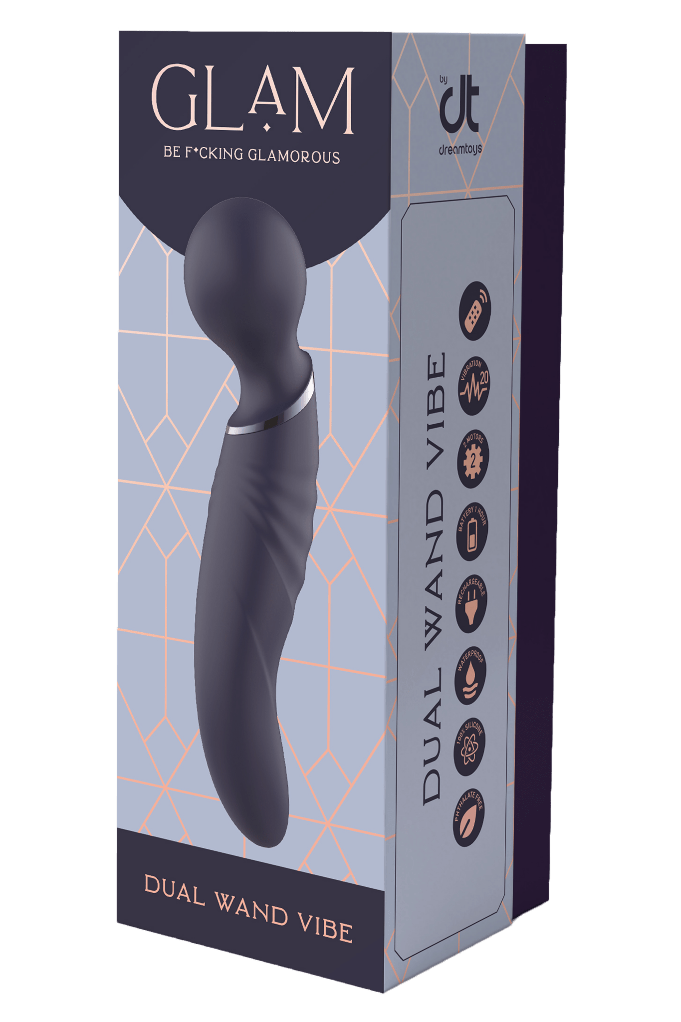 Glam Dual Ended Wand Vibe - Loveangels