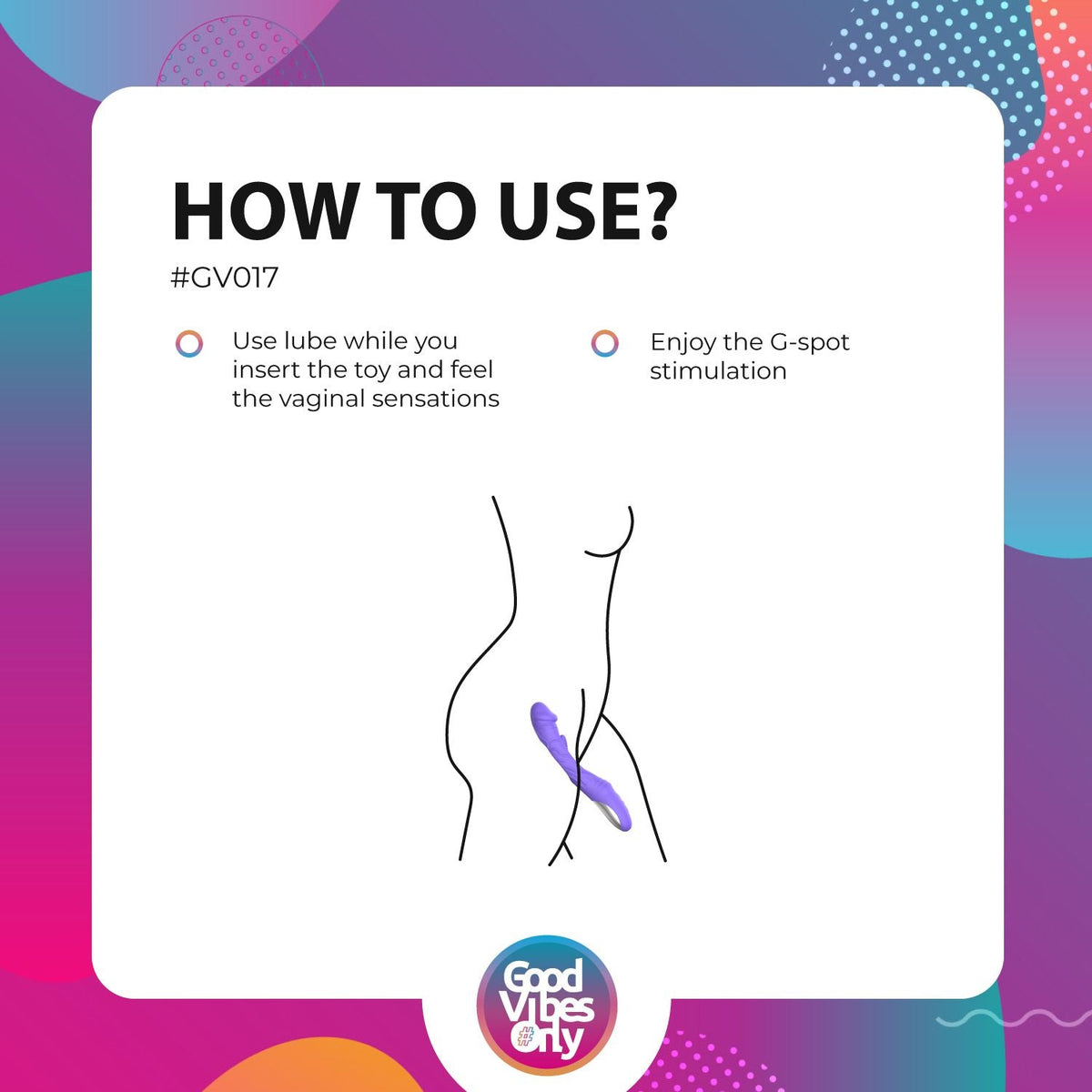 Good Vibes Only Flax Vibrating Dildo with G-Spot Stimulator - Loveangels