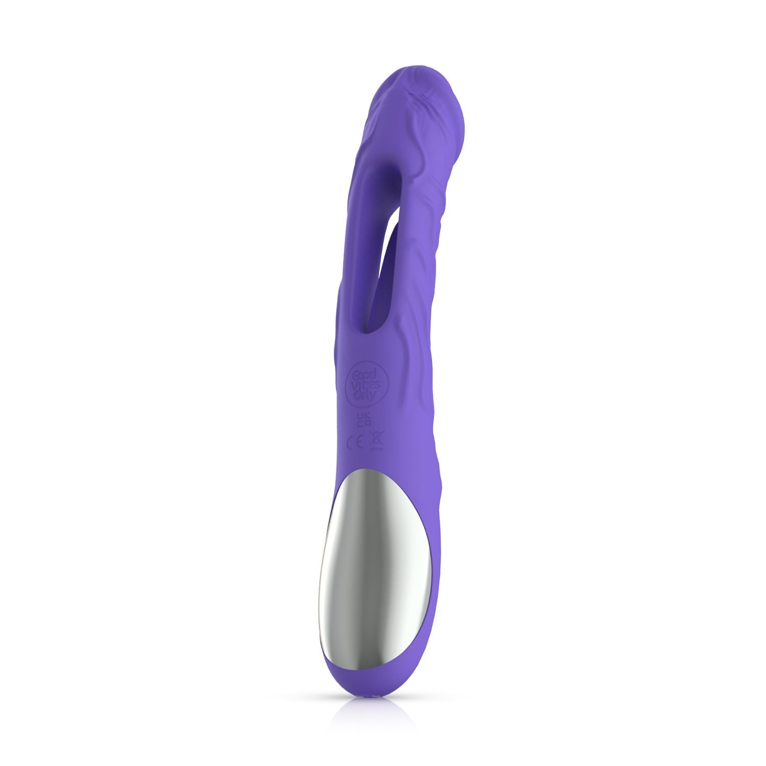 Good Vibes Only Flax Vibrating Dildo with G-Spot Stimulator - Loveangels