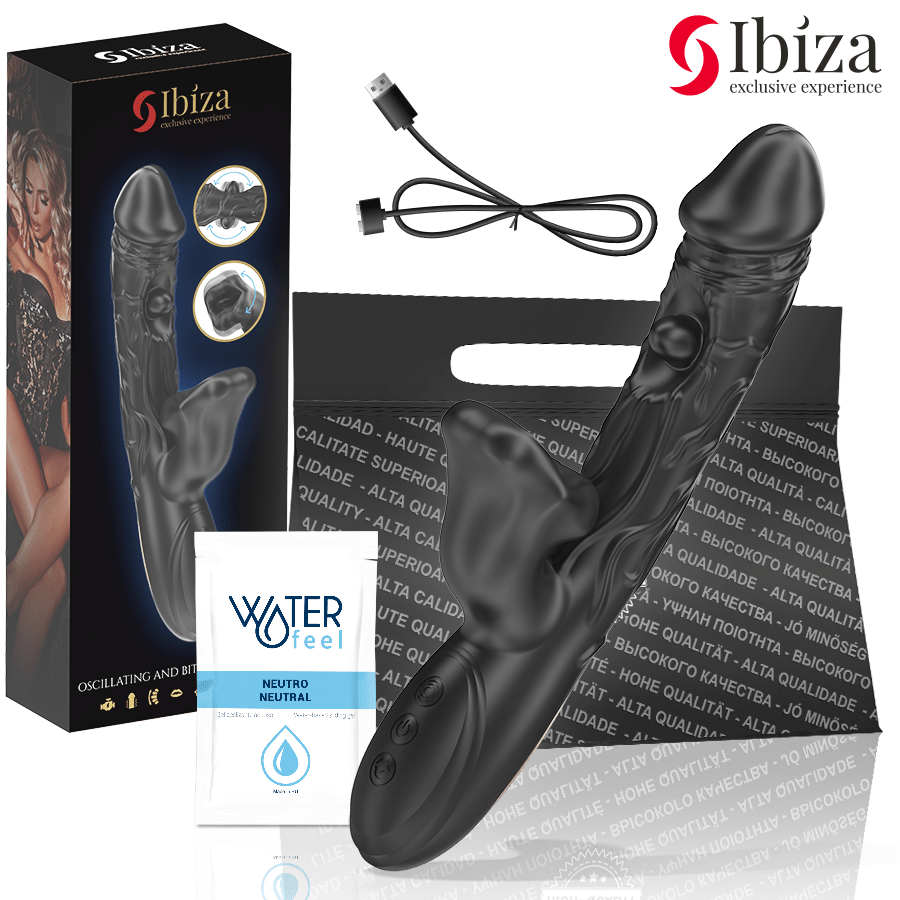 Ibiza Oscillating And Biting Rabbit Vibrator - Loveangels